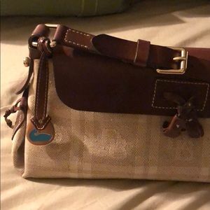 Small dooney burke leather purse